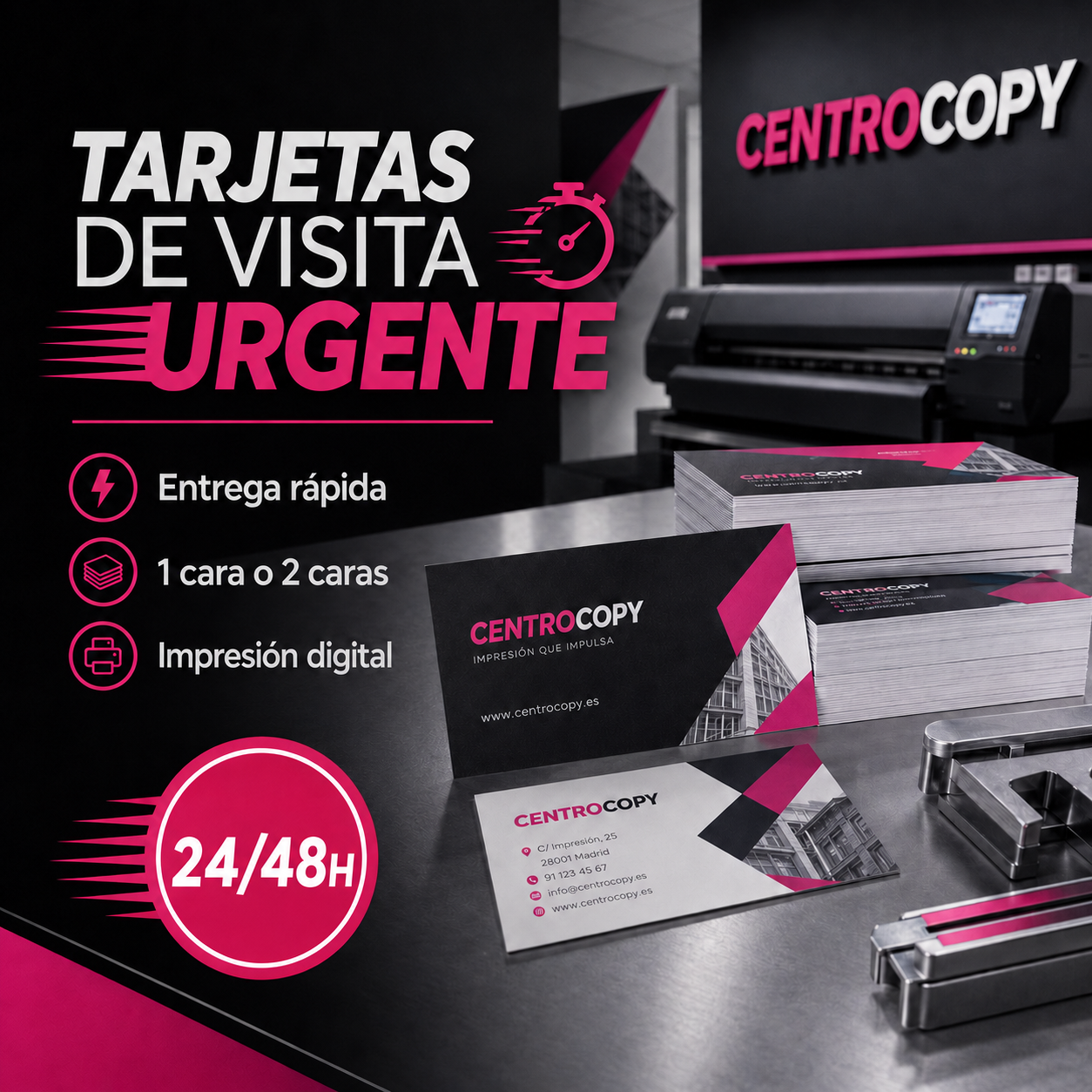 Tarjetas urgentes